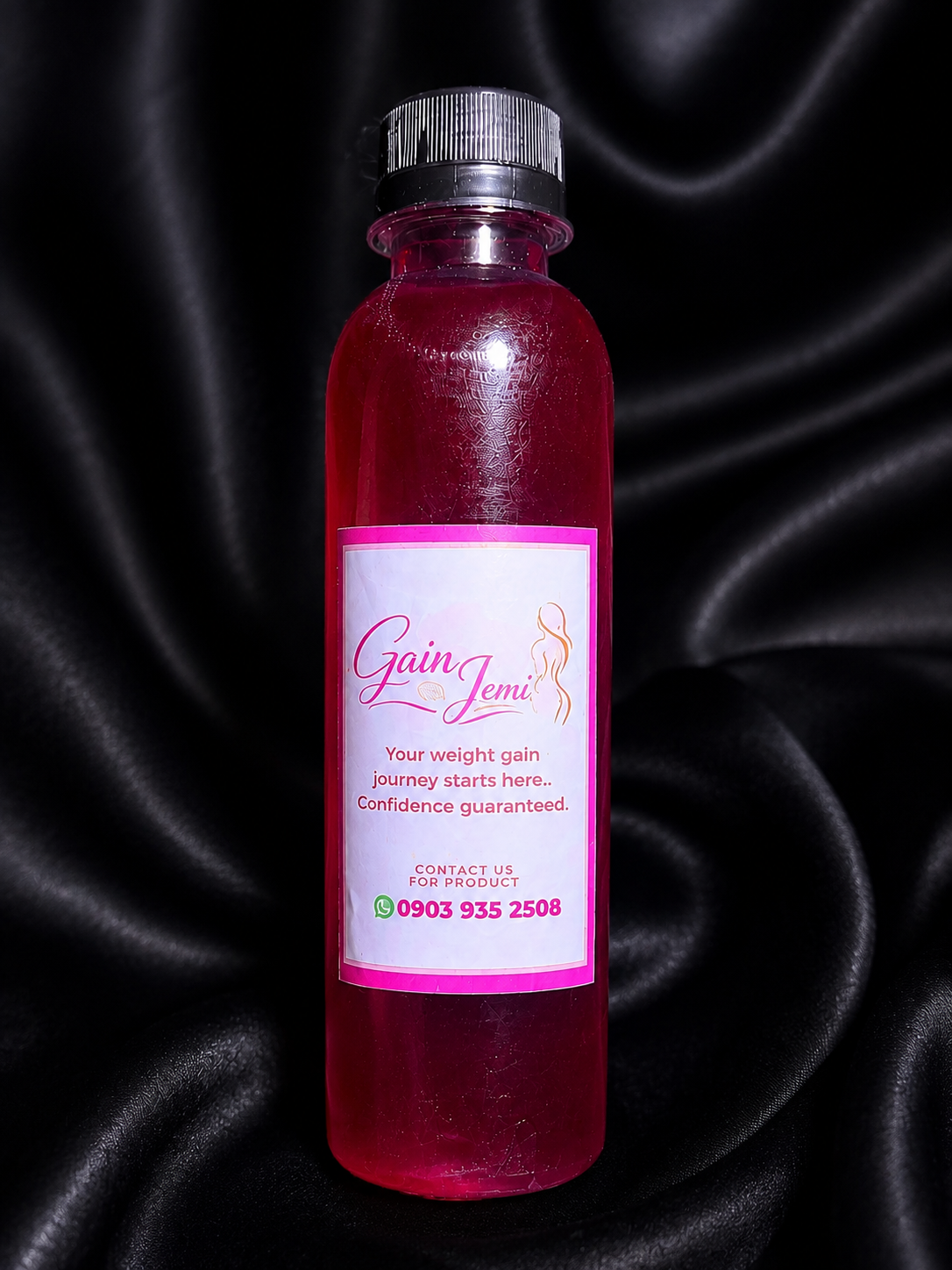 Gain Jemi Butt & Hip Syrup for Healthy Weight Gain and Natural Curves