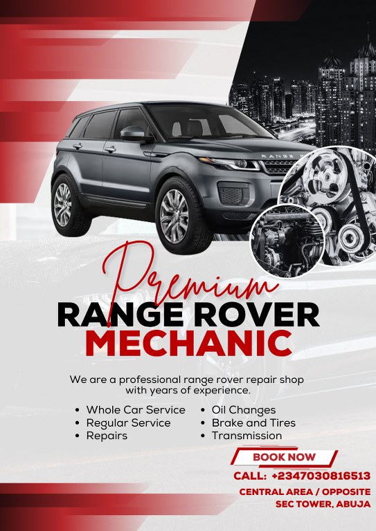 Affordable Range Rover Mechanic Services in Abuja - Call 07030816513