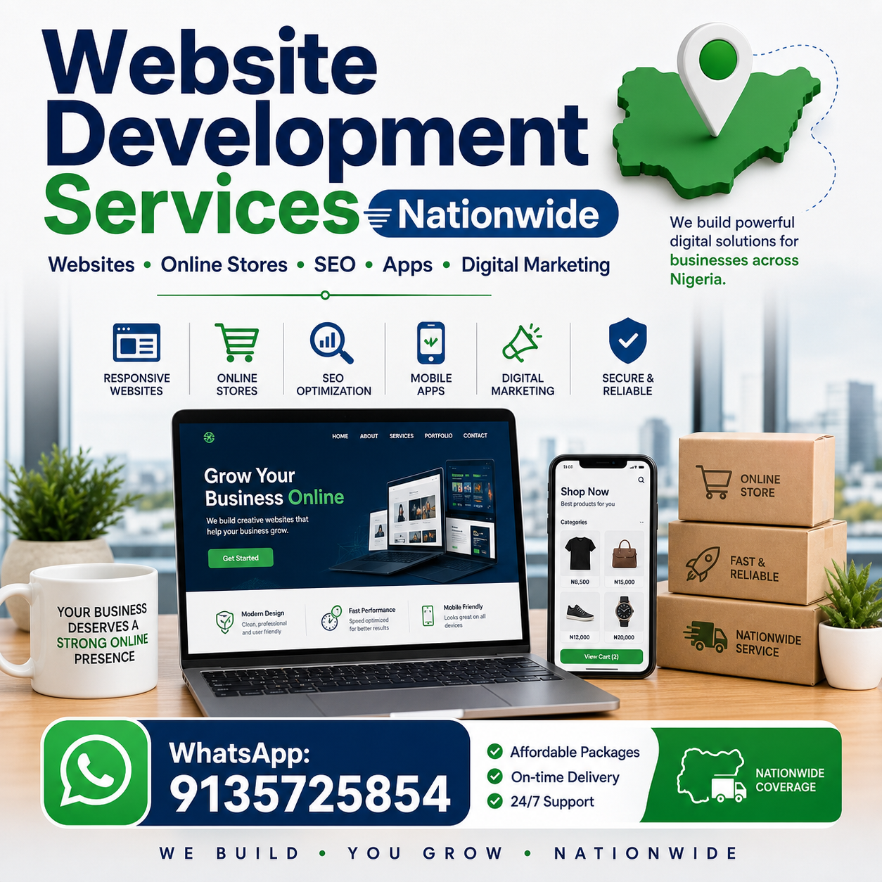 Website Development Services in Nigeria - Business Website, Online Store & SEO