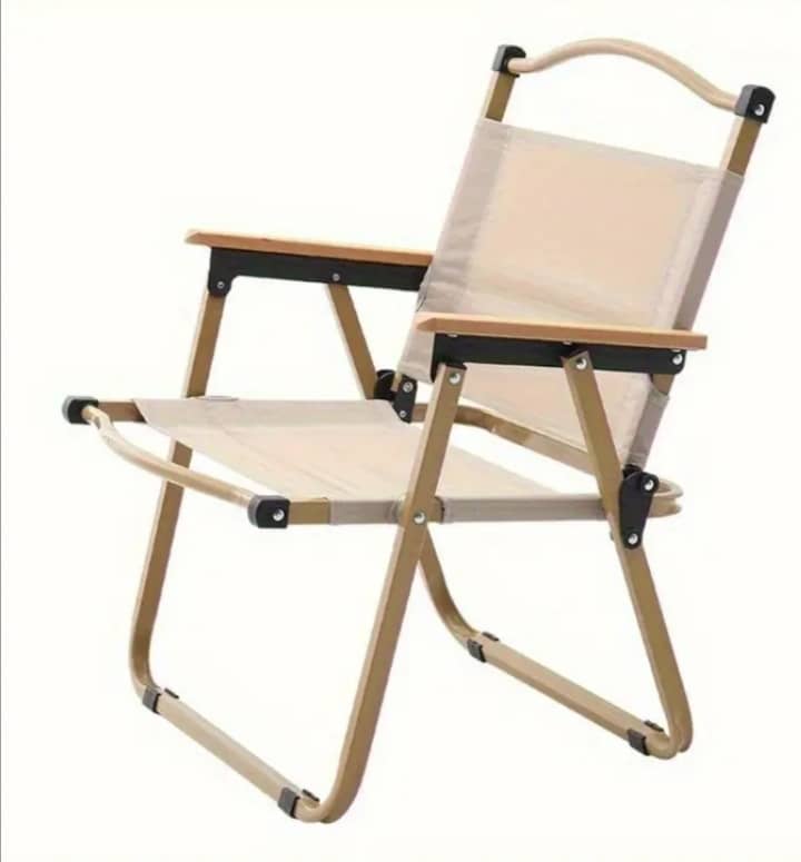 Heavy Duty Foldable Sit Out Chair Available in Black & Brown - Call 09090930000