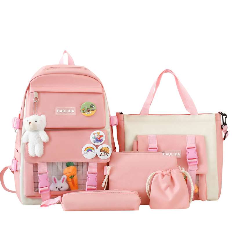 🎒 6-in-1 HAOLIDA Fashion School Bag set
