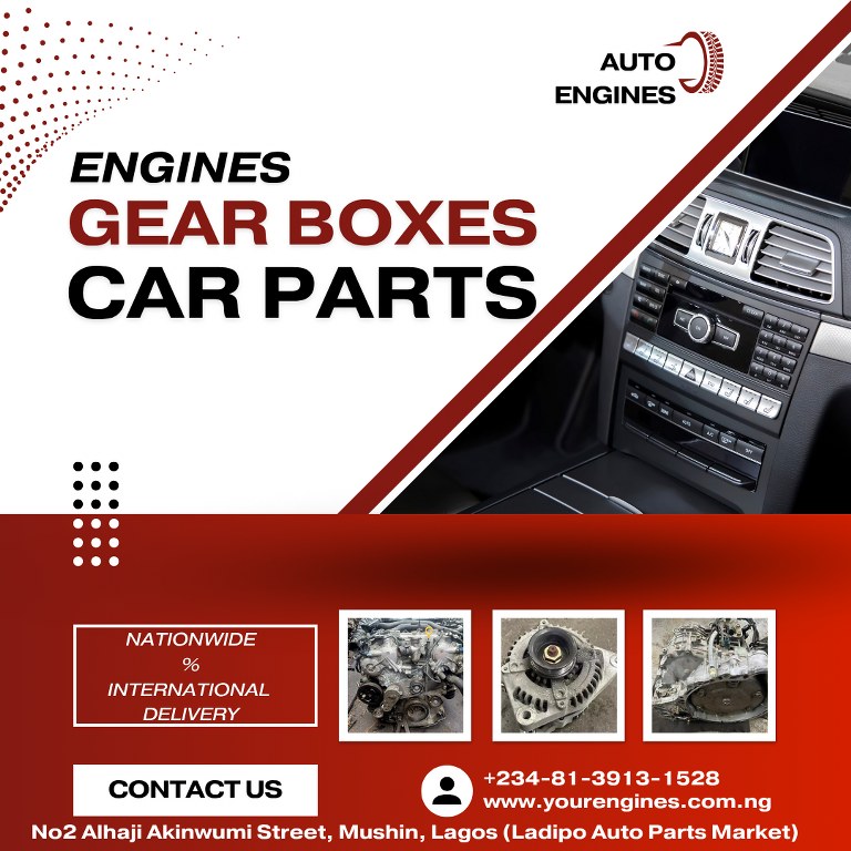 Tokunbo Engines, Gearboxes and Parts in Lagos – Available Now! (Call 08139131528)